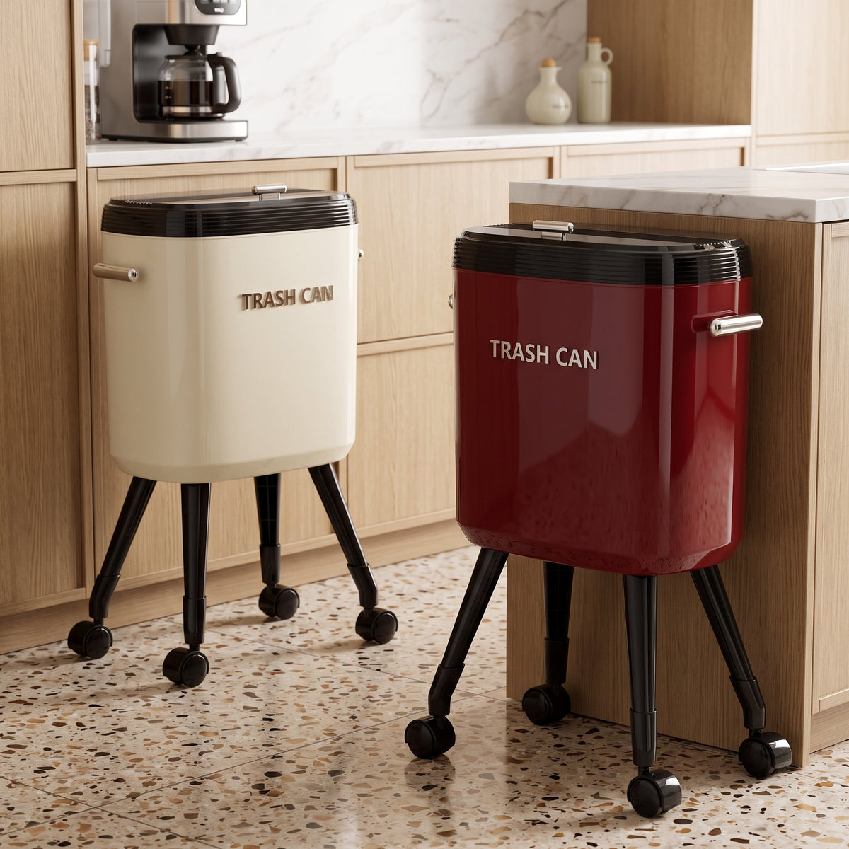 Easytoss Multifunctional Kitchen Trash Can