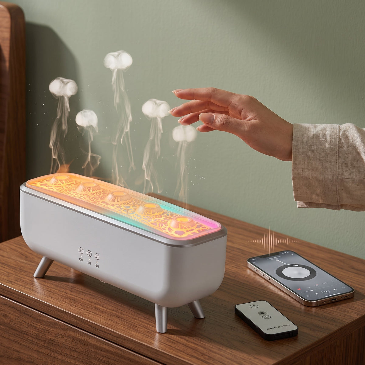 Jellymist Nozzle Aroma Diffuser Glow Humidifier