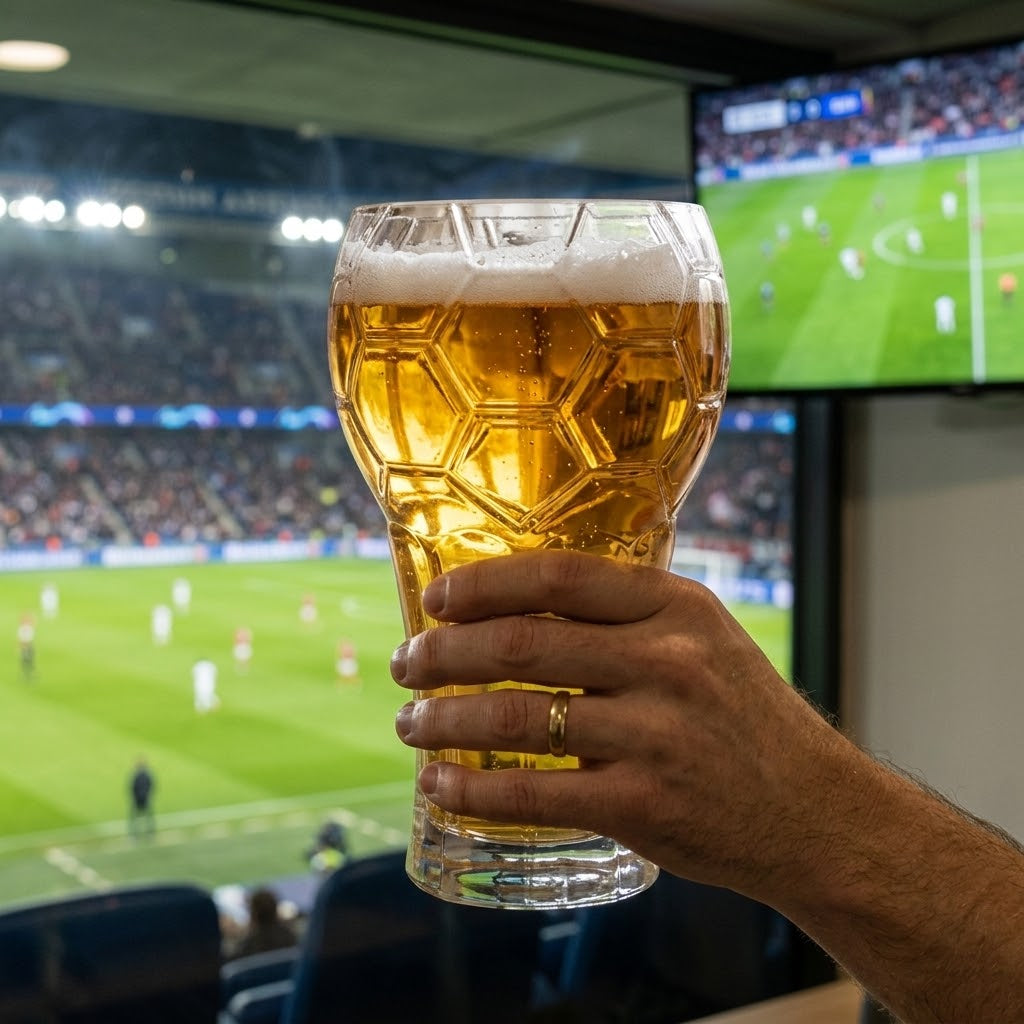 Stadium Sip Football Beer Pint Glass