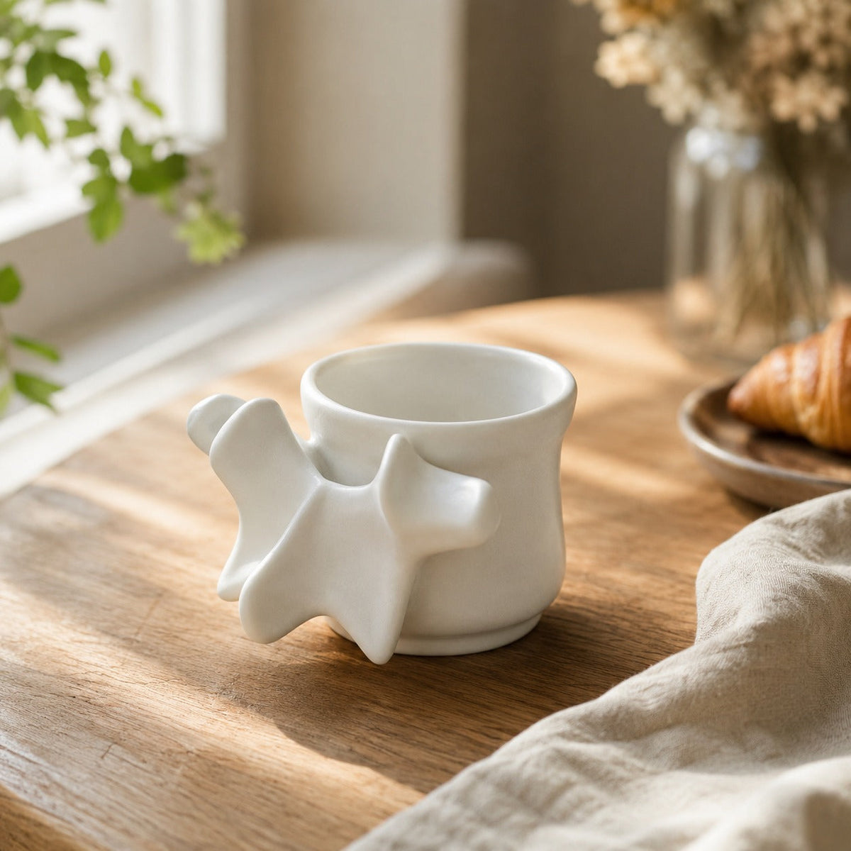 Backbone Human Spine-Shape Ceramic Coffee Mug