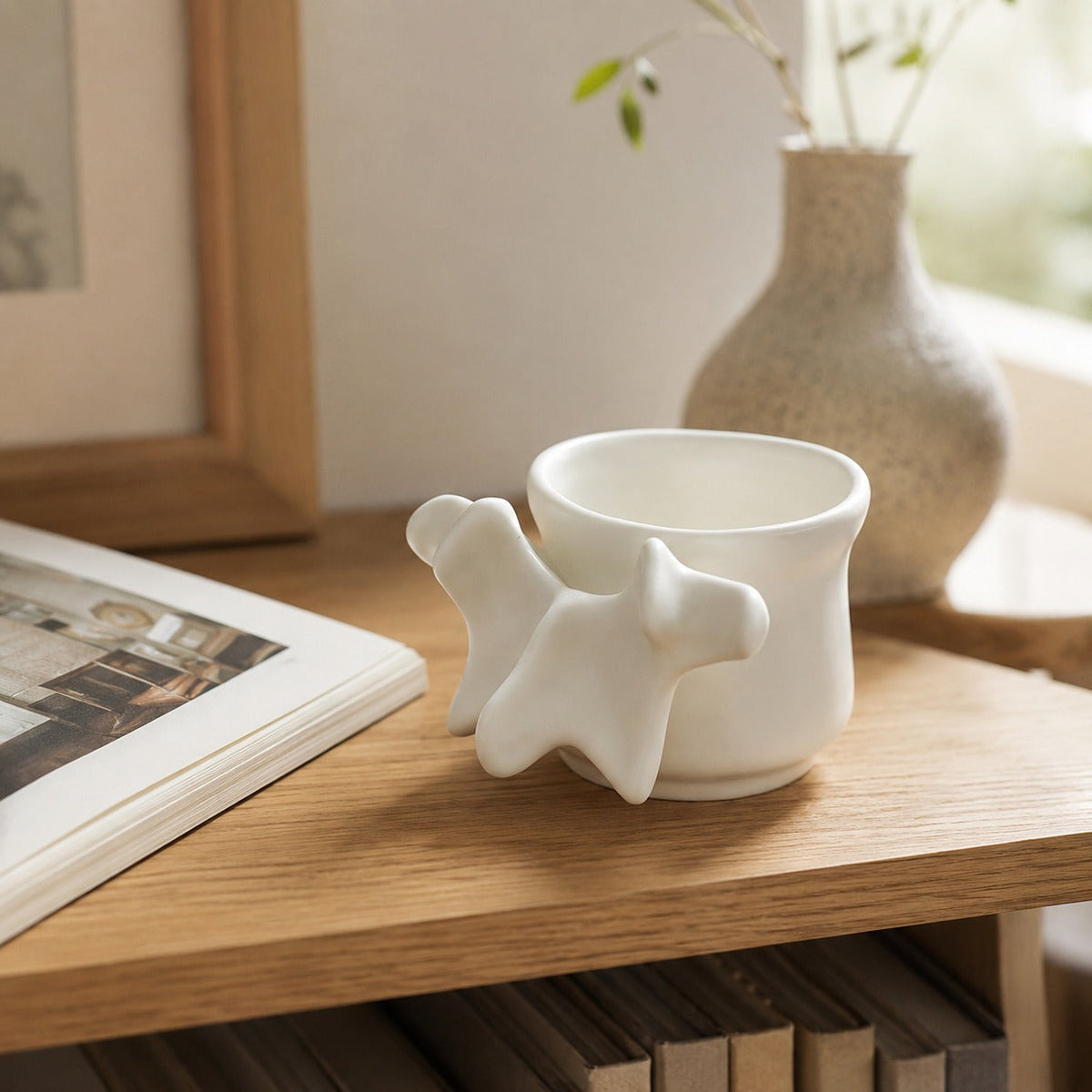 Backbone Human Spine-Shape Ceramic Coffee Mug