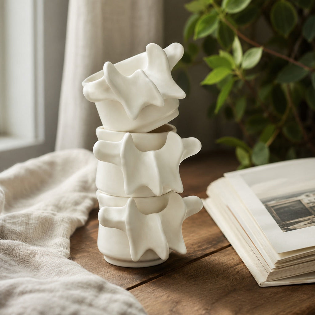 Backbone Human Spine-Shape Ceramic Coffee Mug