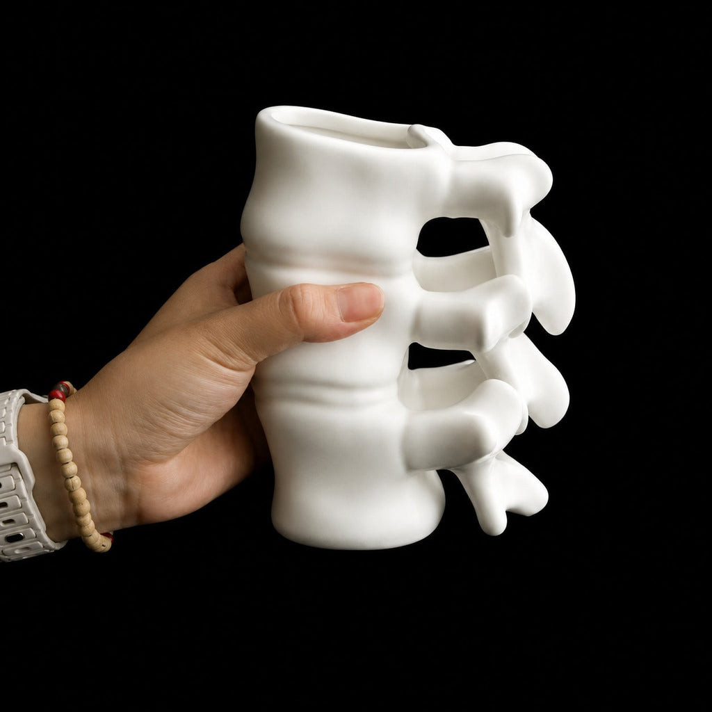 Backbone Human Spine-Shape Ceramic Coffee Mug