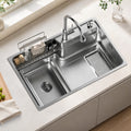 Kyoto Japanese Stainless Steel Workstation Kitchen Sink