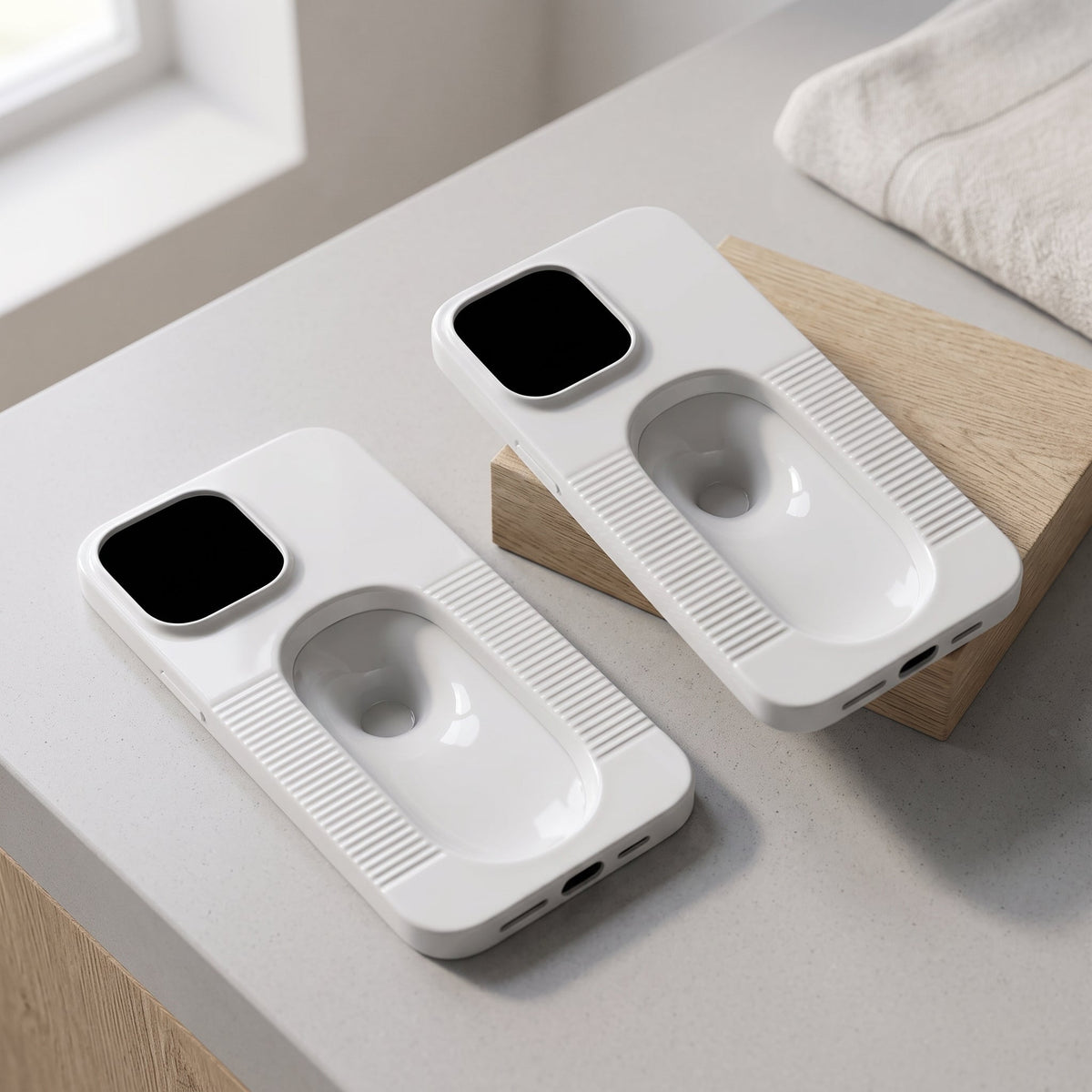 Bathroom Break Funny Toilet-Style Phone Cover
